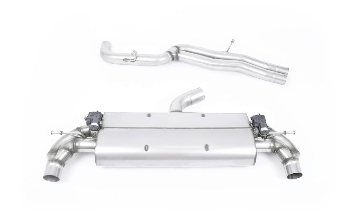 Audi TTRS MK3 Quattro - Non-Resonated (Louder) Cat-Back Exhaust System with Polished Oval Trims Audi TTRS MK3 Quattro - Non-Resonated (Louder) Cat-Back Exhaust System with Polished Oval Trims