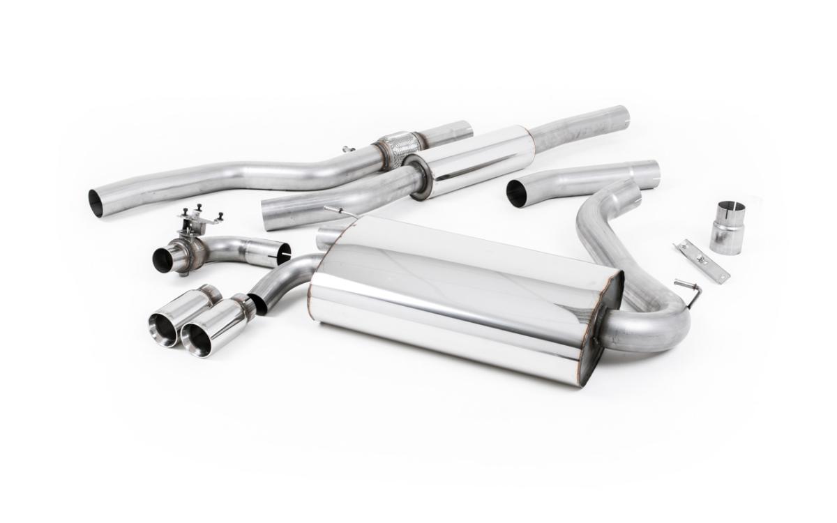 BMW 4 Series F32 428i Manual - Resonated (Quieter) Cat-Back Exhaust System with Polished Trims BMW 4 Series F32 428i Manual - Resonated (Quieter) Cat-Back Exhaust System with Polished Trims