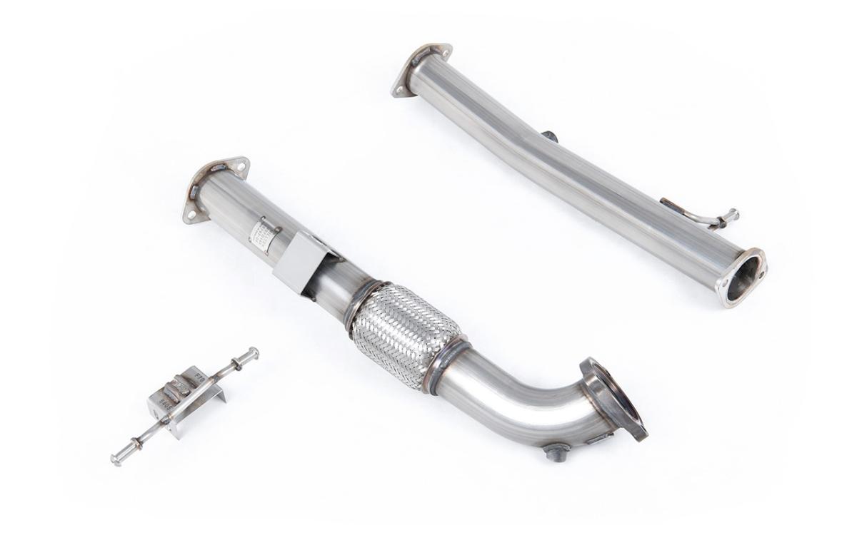 Ford Focus MK2 ST 225 - Large Bore Downpipe with Catalyst Delete (For Milltek 2.75" Cat-Back)