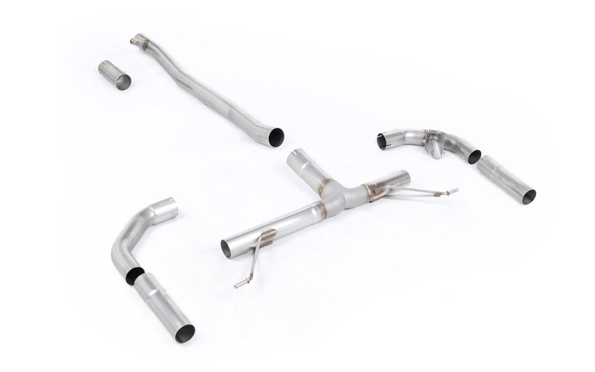 Mercedes A35 AMG - Race & Valved Front Pipe Back Exhaust (Uses OE Trims)
