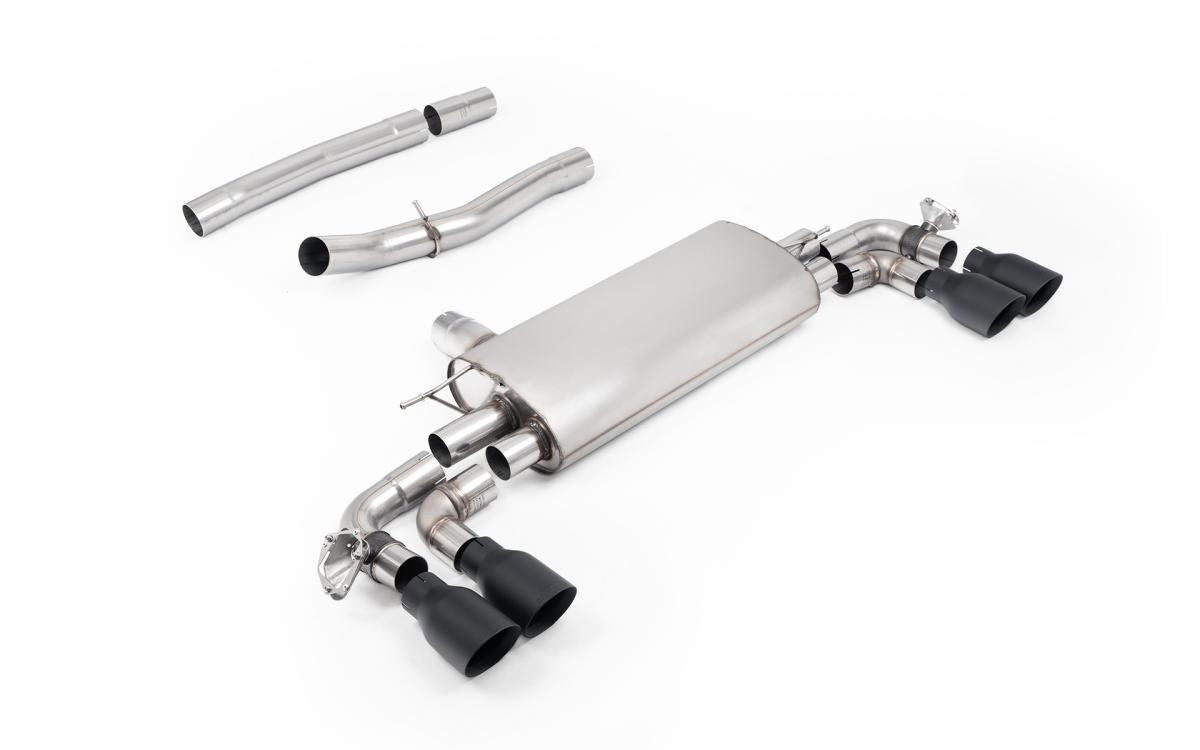 BMW M135i F70 - OPF/GPF Back System with Cerakote Black Tips