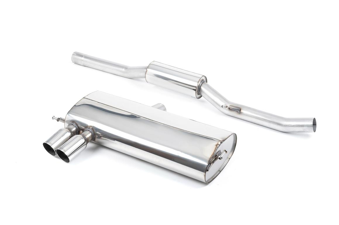 Audi S3 8L - Resonated (Quieter) Cat-Back Exhaust System with Polished Trims