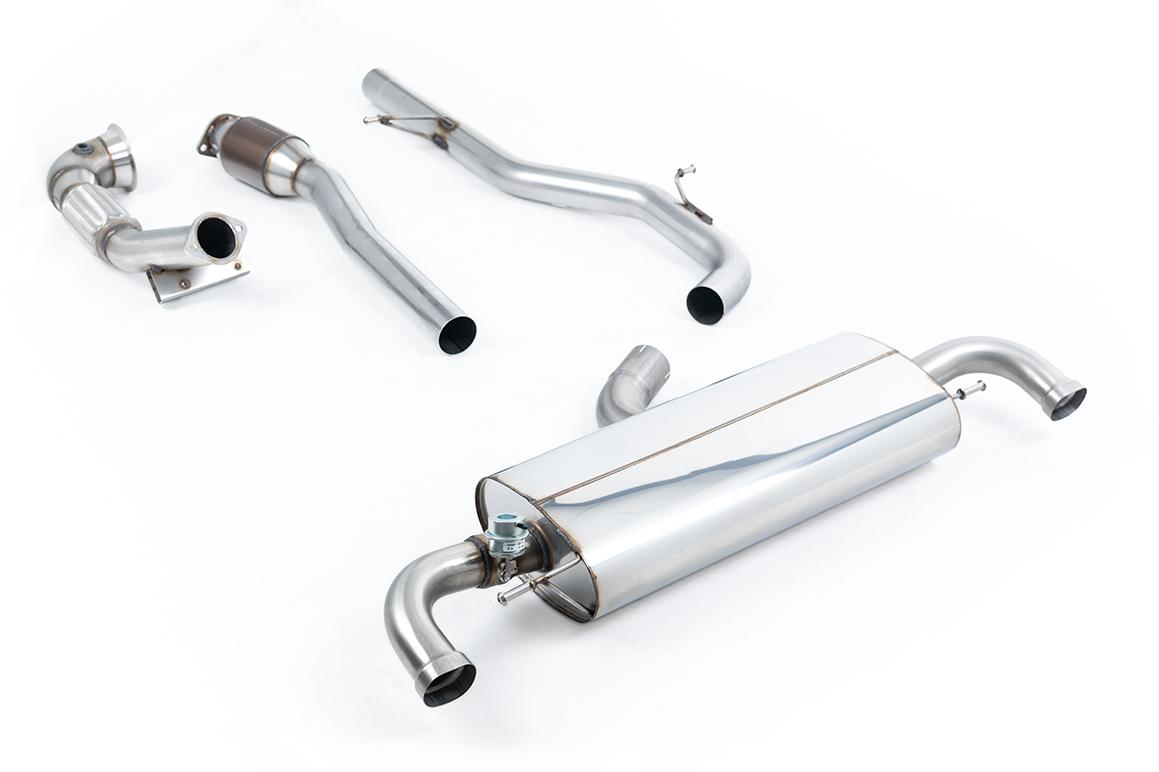 Audi TTRS MK2 2.5L - Turbo-Back Exhaust System with Hi-Flow Sports Catalyst - Uses OE Trims Audi TTRS MK2 2.5L - Turbo-Back Exhaust System with Hi-Flow Sports Catalyst - Uses OE Trims