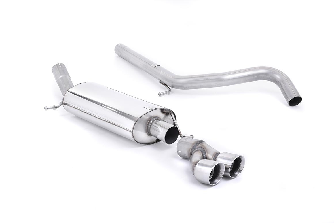 Audi A1 1.4 TFSI - Non-Resonated (Louder) Cat-Back Exhaust System with Polished Trims