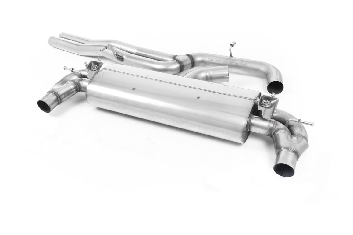 Audi RS3 8V Facelift - Non-Resonated (Louder) Cat-Back Exhaust System with Polished Trims