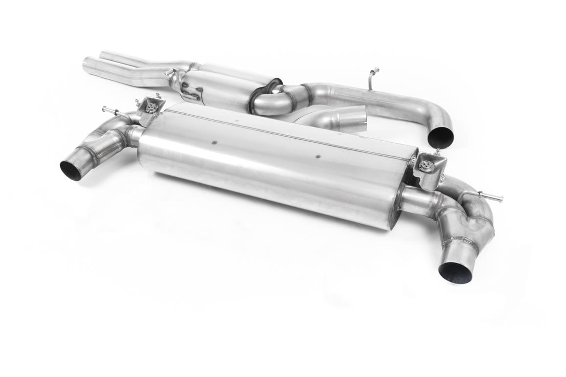 Audi RS3 8V Facelift - Resonated (Quieter) Cat-Back Exhaust System with Titanium Trims
