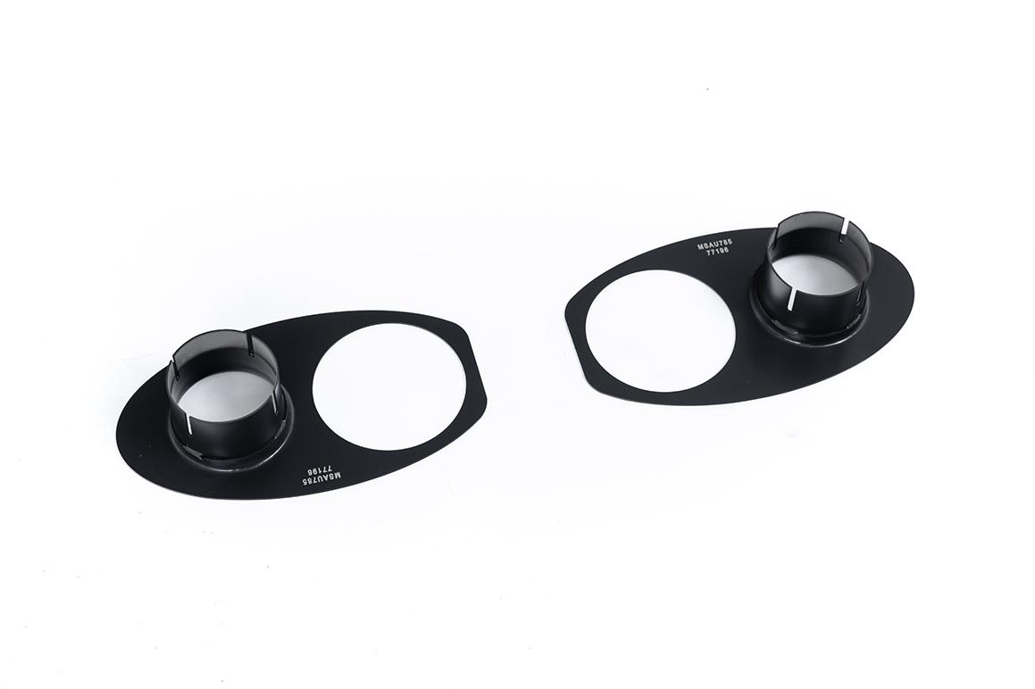 Audi RS6/RS7 C8 - Optional Cerakote Black Rear Trim Finisher Plates Audi RS6/RS7 C8 - Optional Cerakote Black Rear Trim Finisher Plates