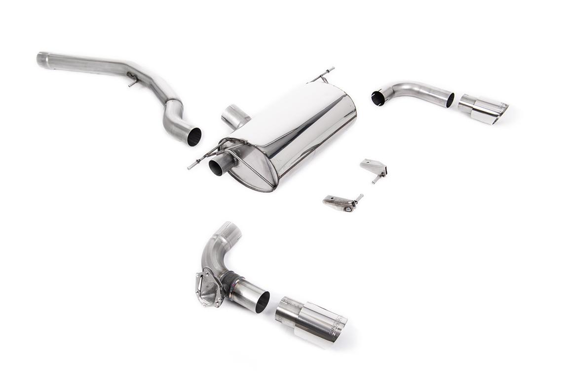 Non-Resonated (Louder) GPF/OPF-Back Exhaust System with Polished GT-90 Trims Non-Resonated (Louder) GPF/OPF-Back Exhaust System with Polished GT-90 Trims