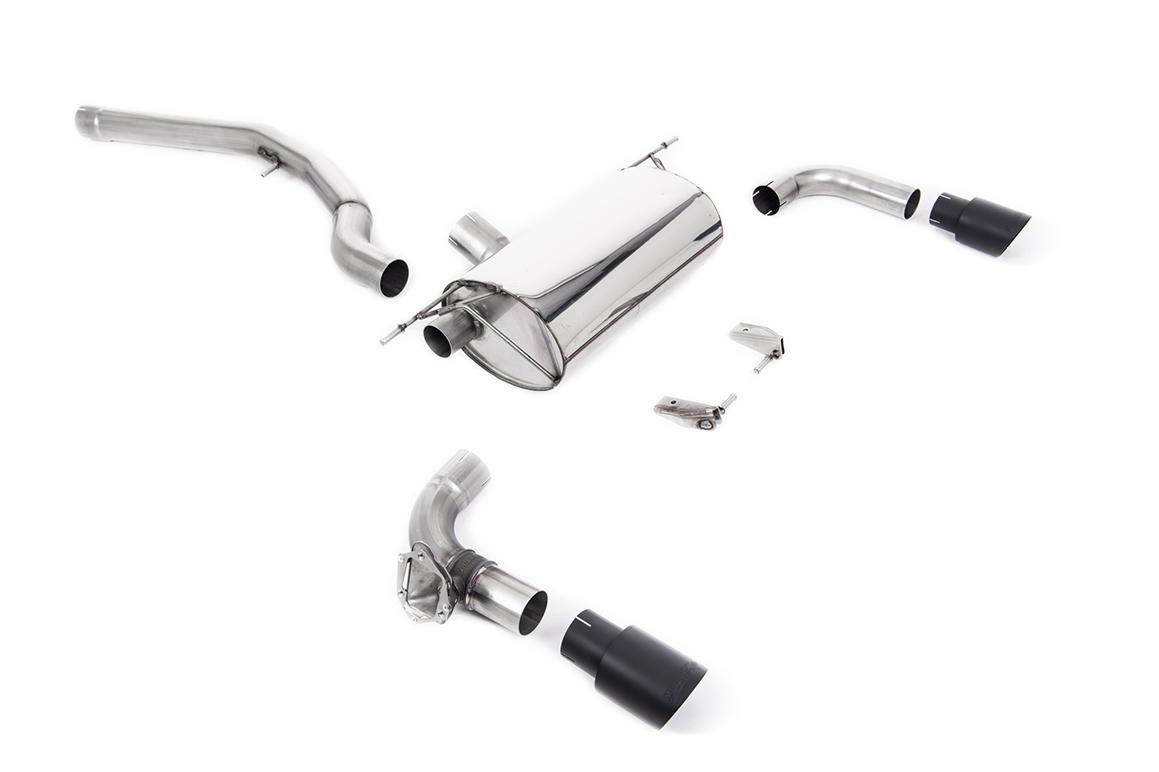 Non-Resonated (Louder) GPF/OPF-Back Exhaust System with Cerakote Black GT-90 Trims Non-Resonated (Louder) GPF/OPF-Back Exhaust System with Cerakote Black GT-90 Trims