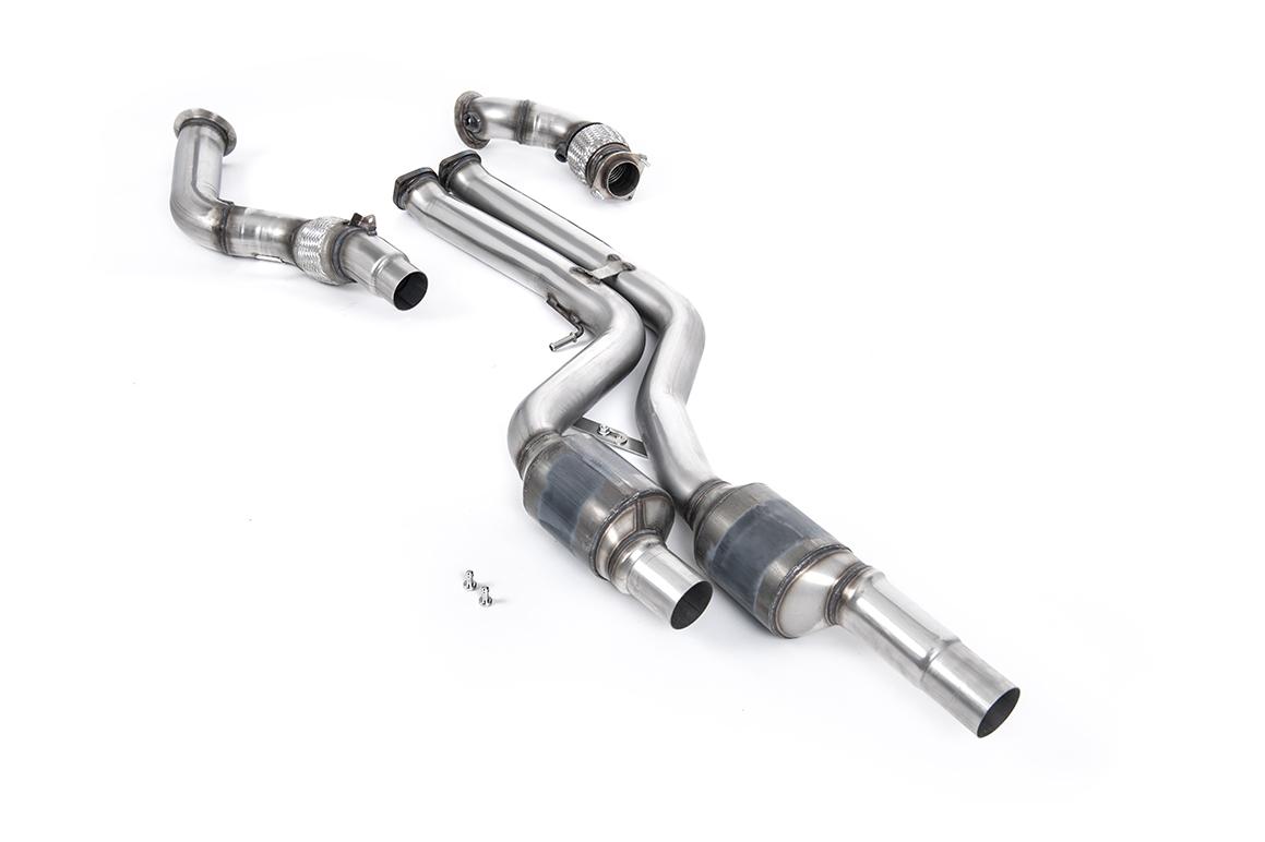BMW F80 M3/F82 M4 - Large Bore Downpipe with GPF/OPF Delete and High Flow Sports Cat BMW F80 M3/F82 M4 - Large Bore Downpipe with GPF/OPF Delete and High Flow Sports Cat
