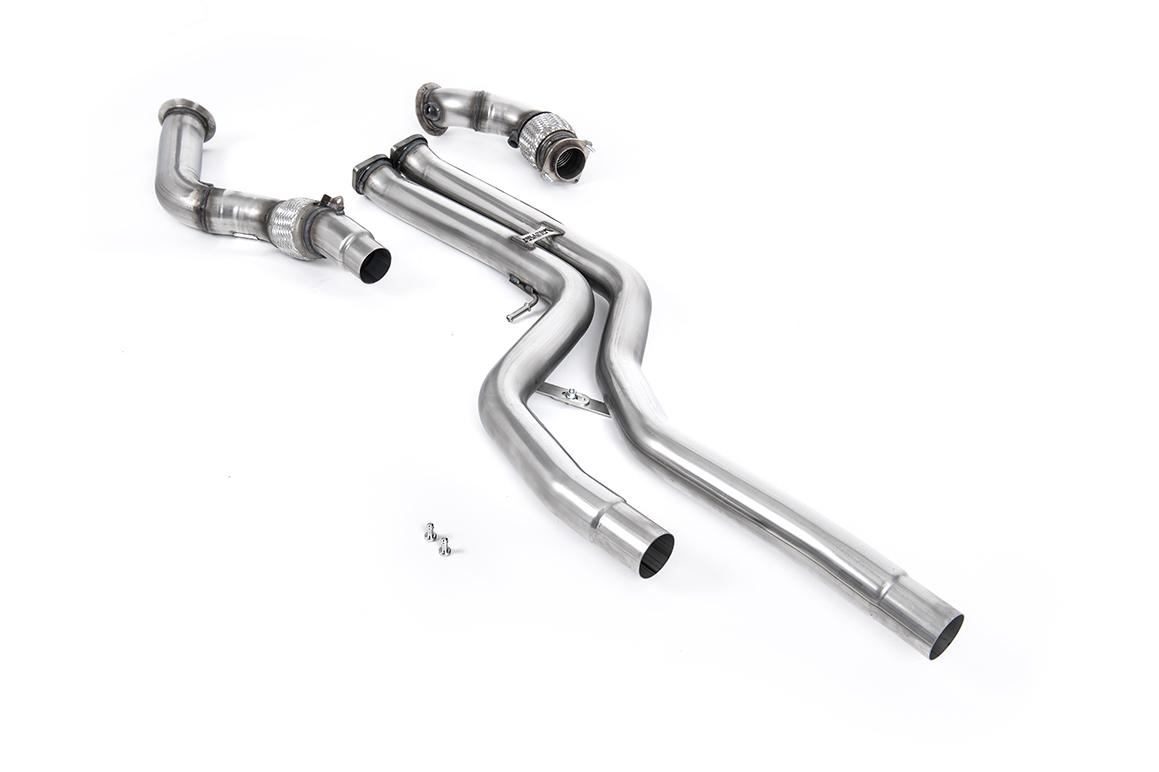 BMW F80 M3/F82 M4 - Large Bore Downpipe with GPF/OPF & Catalyst Delete BMW F80 M3/F82 M4 - Large Bore Downpipe with GPF/OPF & Catalyst Delete