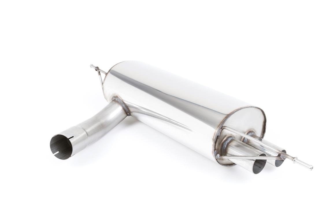 Valved Rear Silencer with GT-80 Cerakote Black Trims Valved Rear Silencer with GT-80 Cerakote Black Trims
