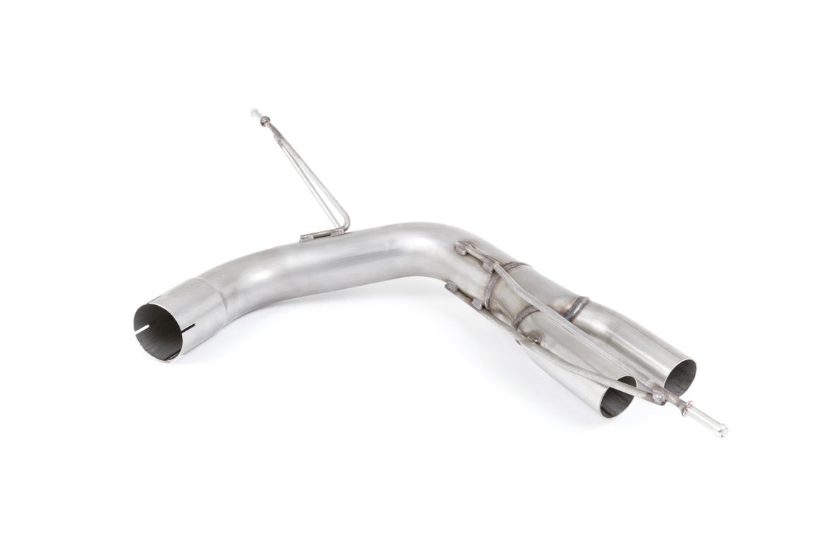 Non-Valved (Louder) Rear Silencer Bypass with GT-80 Polished Trims