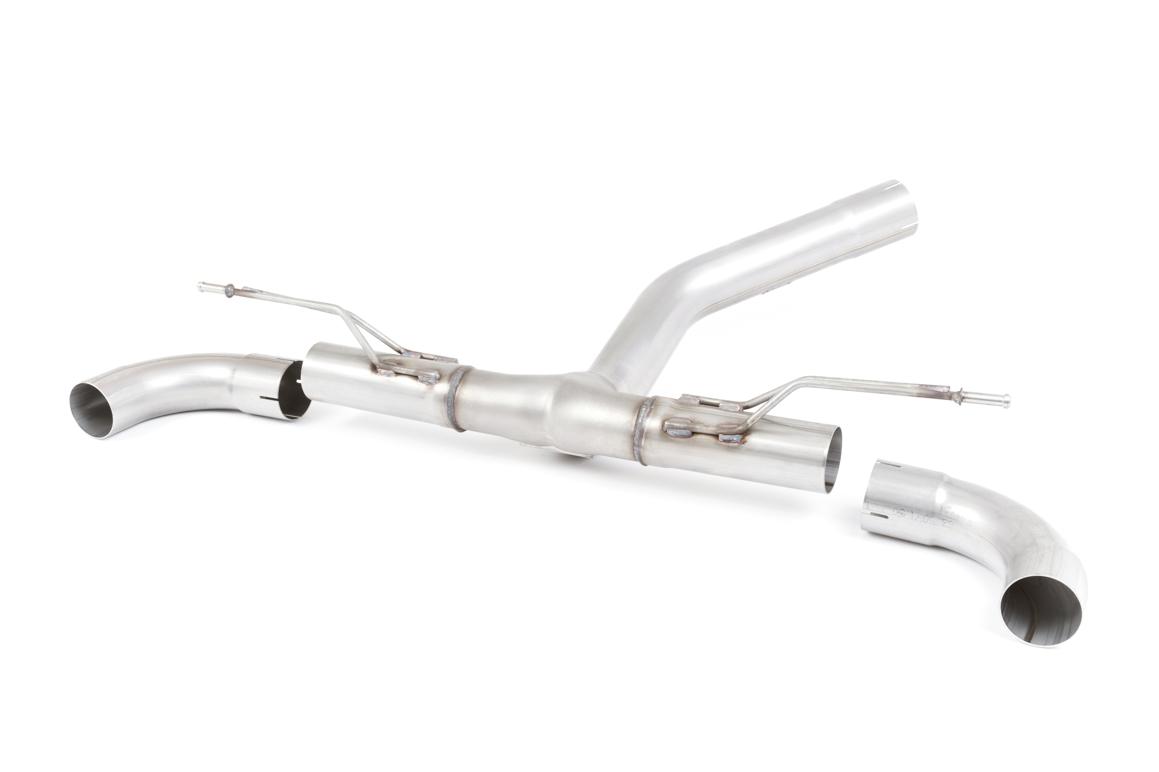 Non-Valved (Louder) Rear Silencer Bypass  with JET-90 Carbon Trims - M135 Valance