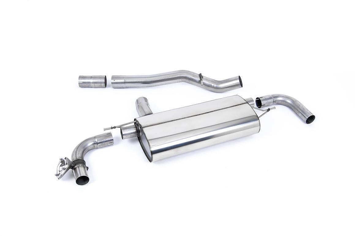 BMW F40 M135i - OPF/GPF Back Exhaust System with GT-115 Cerakote Black Trims