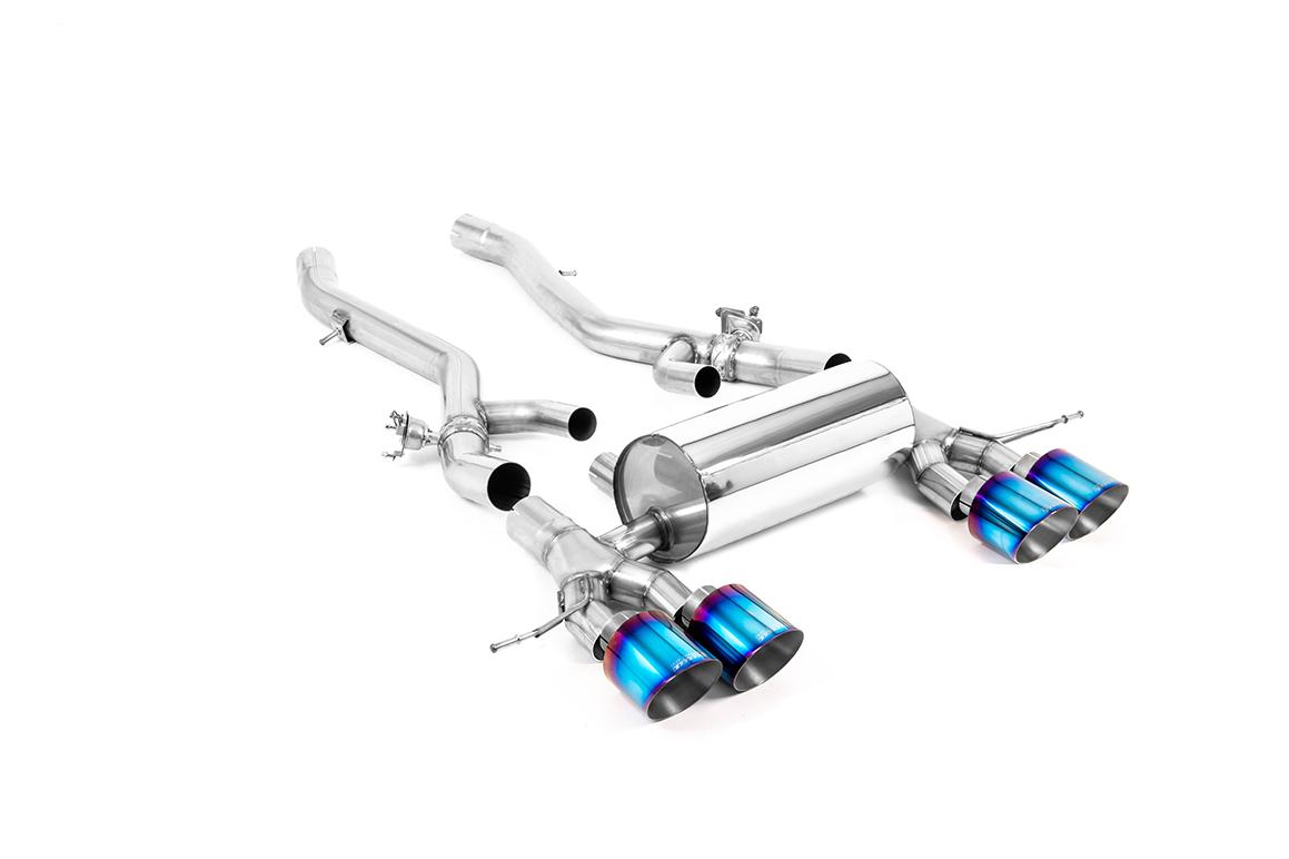 BMW G8X M3/M4 - Axle Back System with GT-115 Burnt Titanium Trims