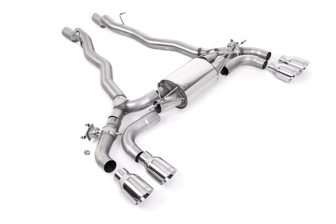BMW M5 F90 - OPF/GPF Back System with Polished GT-100 Trims - EC Approved