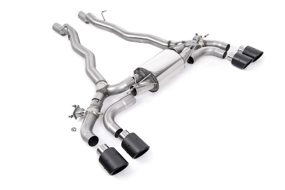 BMW M5 F90 - OPF/GPF Back System with Carbon JET-100 Trims - ECE Approved BMW M5 F90 - OPF/GPF Back System with Carbon JET-100 Trims - ECE Approved