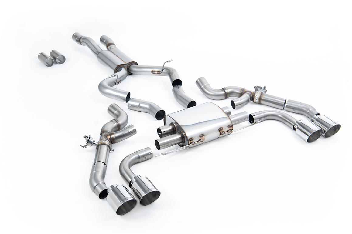 BMW X3 G01/X4 G02 S58 - OPF/GPF Back System with GT-115 Polished Trims BMW X3 G01/X4 G02 S58 - OPF/GPF Back System with GT-115 Polished Trims