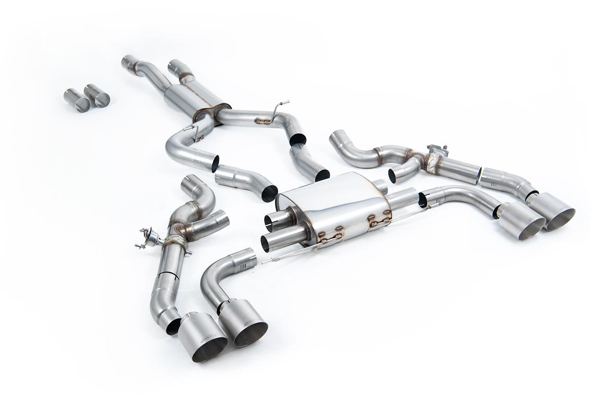 BMW X3 G01/X4 G02 S58 - OPF/GPF Back System with GT-115 Titanium Trims