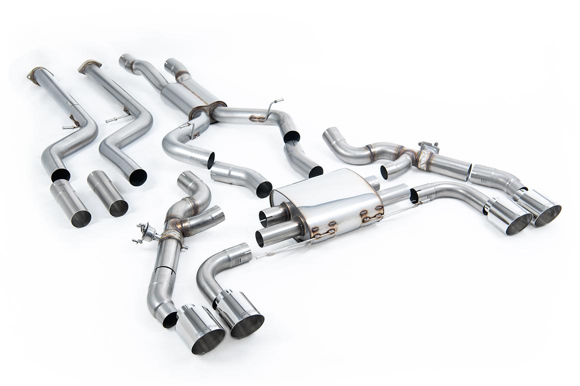 BMW X3 G01/X4 G02 S58 LCI - Primary Cat-Back System with Polished Trims BMW X3 G01/X4 G02 S58 LCI - Primary Cat-Back System with Polished Trims