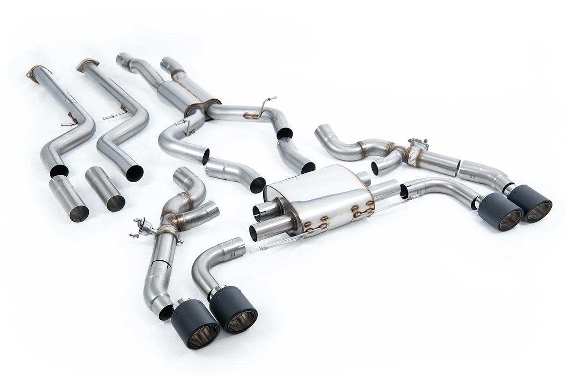 BMW X3 G01/X4 G02 S58 LCI - Primary Cat-Back System with Carbon Fibre Trims BMW X3 G01/X4 G02 S58 LCI - Primary Cat-Back System with Carbon Fibre Trims
