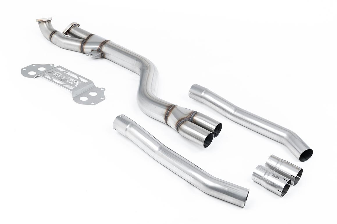 BMW G8X M3/M4 - 4" GPF/OPF Bypass - Non Resonated - To OE Axle Back Only