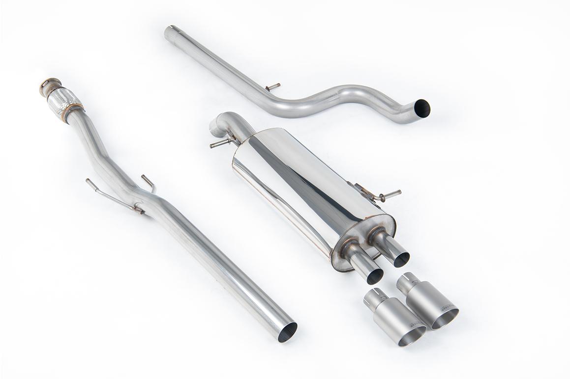 Citroen DS3 1.6 - Non-Resonated (Louder) Cat-Back Exhaust System with Titanium Trims