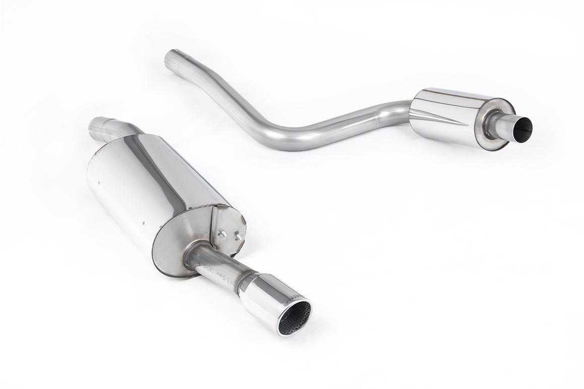 Ford Fiesta MK6 ST 150 - Resonated (Quieter) Cat-Back Exhaust System with Single Polished 90mm Jet Trim Ford Fiesta MK6 ST 150 - Resonated (Quieter) Cat-Back Exhaust System with Single Polished 90mm Jet Trim