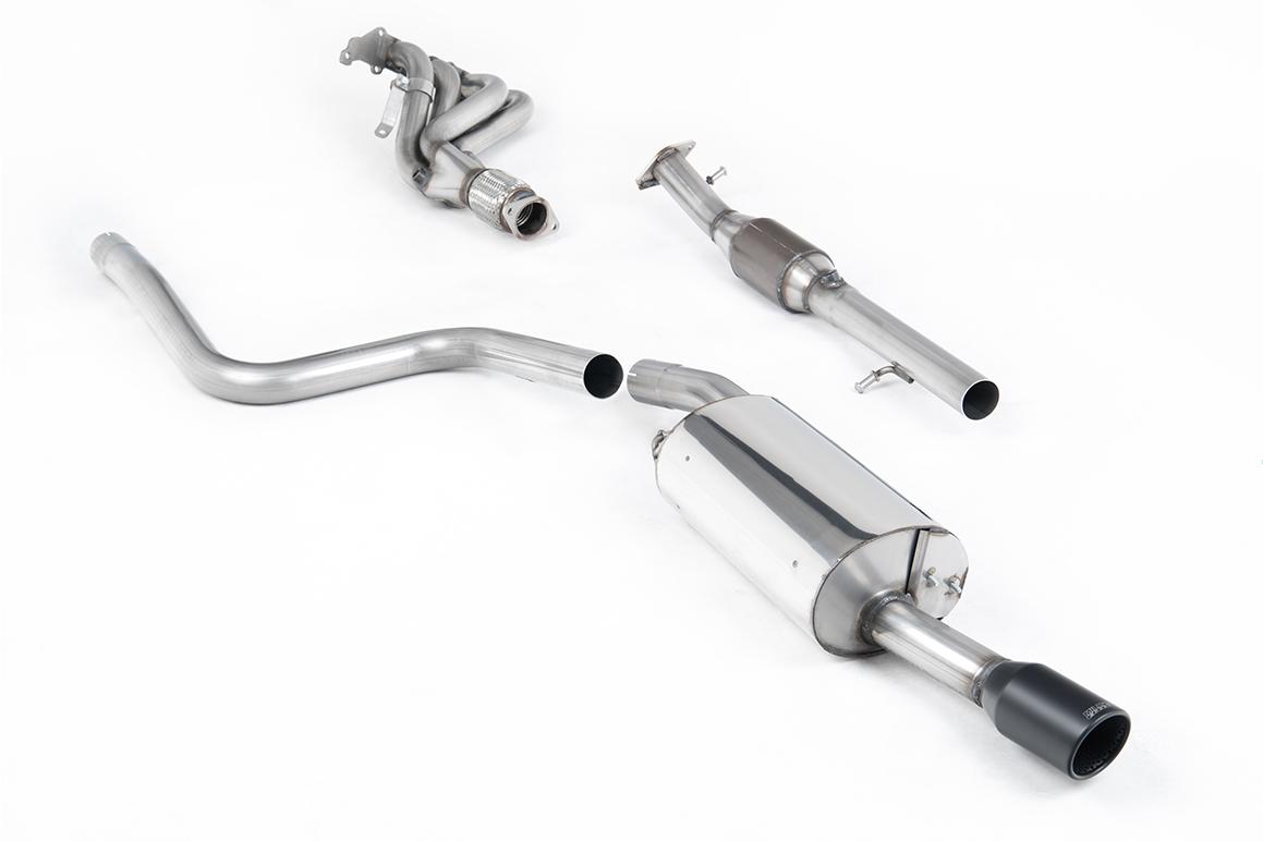 Ford Fiesta MK6 ST 150 - Full Non-Resonated (Louder) Exhaust System with Hi-Flow Sports Catalyst & Ceramic Coated Satin Black Trim Ford Fiesta MK6 ST 150 - Full Non-Resonated (Louder) Exhaust System with Hi-Flow Sports Catalyst & Ceramic Coated Satin Black Trim