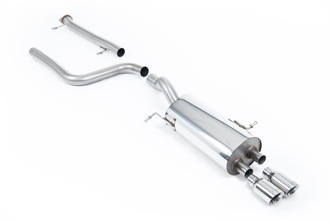 Ford Fiesta MK7/7.5 ST 1.6 - Non-Resonated (Louder) Cat-Back Exhaust System with Polished Tips Ford Fiesta MK7/7.5 ST 1.6 - Non-Resonated (Louder) Cat-Back Exhaust System with Polished Tips