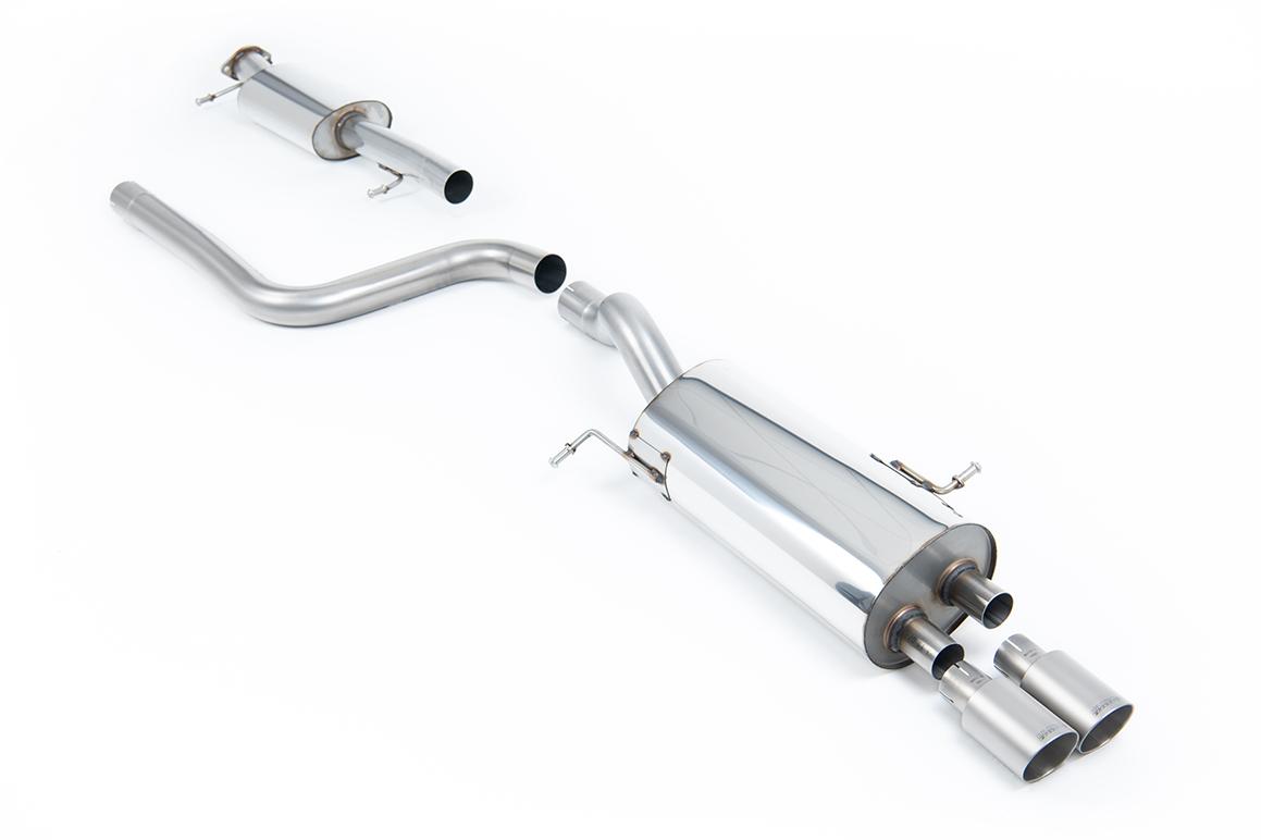 Ford Fiesta MK7/7.5 ST 1.6 - Resonated (Quieter) Cat-Back Exhaust System with Titanium Tips Ford Fiesta MK7/7.5 ST 1.6 - Resonated (Quieter) Cat-Back Exhaust System with Titanium Tips