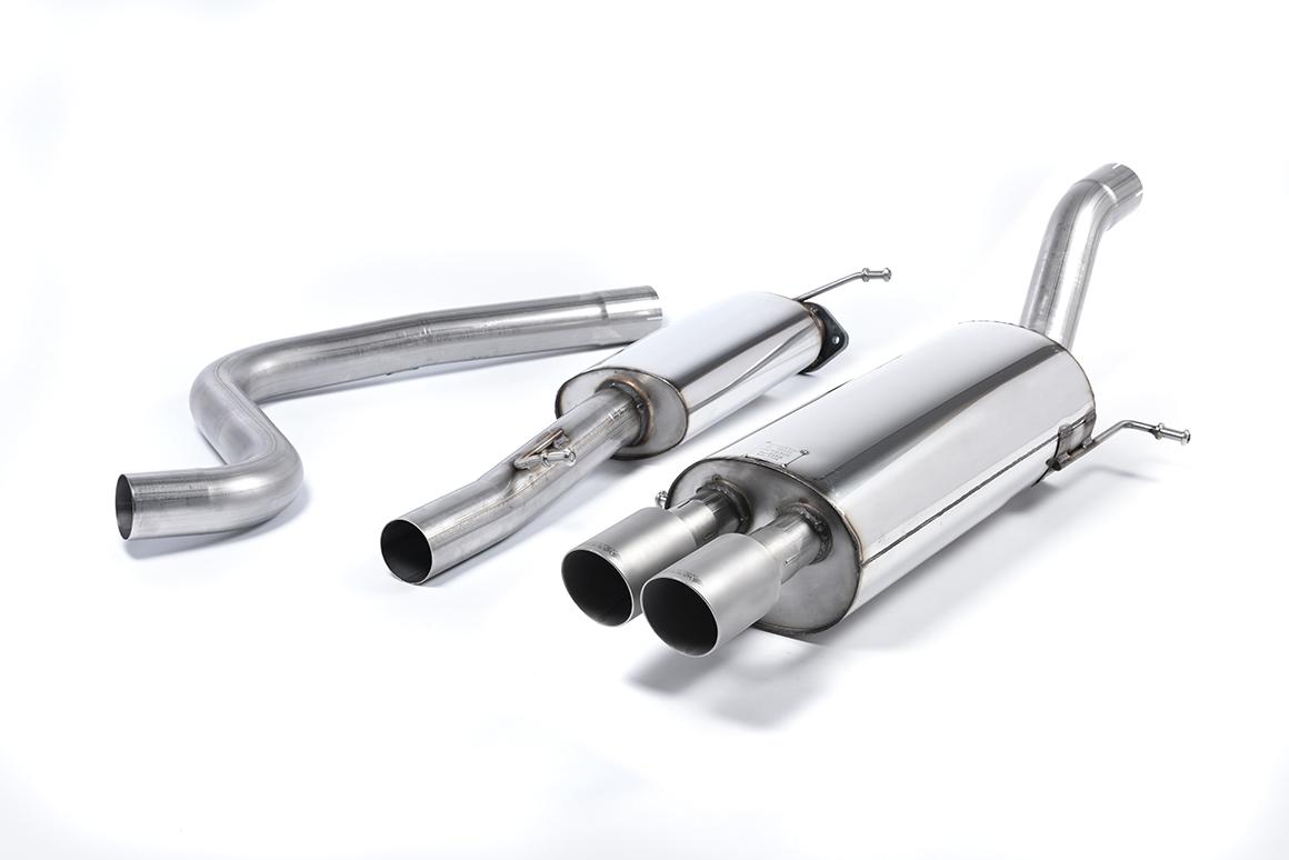 Ford Fiesta MK7/7.5 ST 1.6 - Resonated (Quieter) Cat-Back Race Exhaust System with Titanium Tips