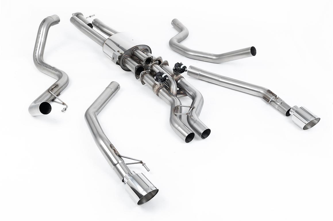 Ford Raptor 3.0 V6 - Valved Cat Back with GT-115 Polished Tips Ford Raptor 3.0 V6 - Valved Cat Back with GT-115 Polished Tips