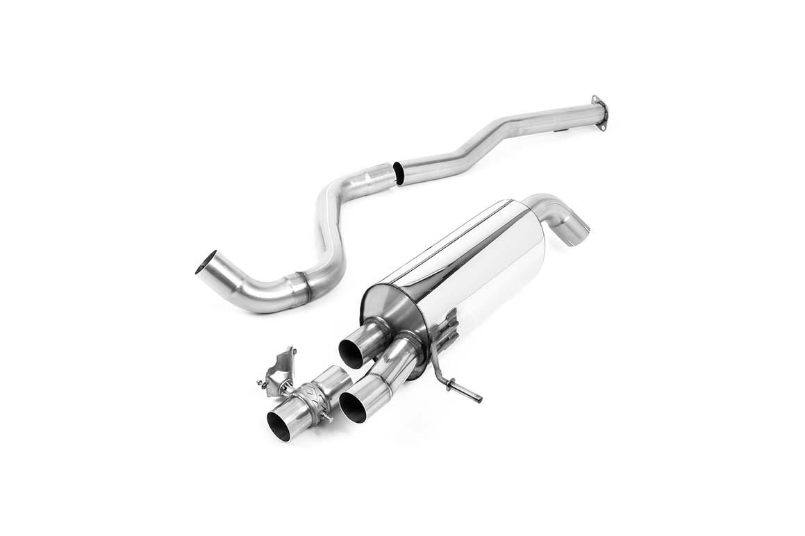 Hyundai/Kia i20 N - Non-Resonated (Louder) OPF/GPF Back System with GT-90 Titanium Trims