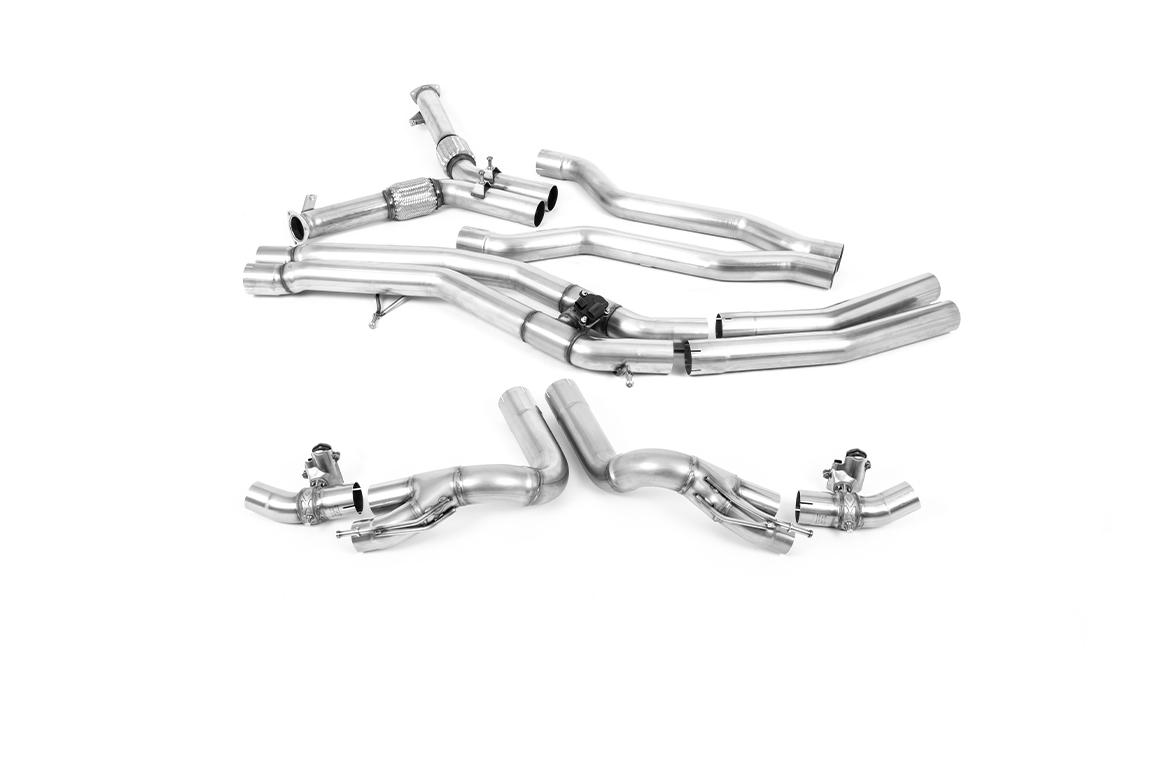 Lamborghini Urus - OPF Back Exhaust System with Active Centre - Uses OE Trims Lamborghini Urus - OPF Back Exhaust System with Active Centre - Uses OE Trims