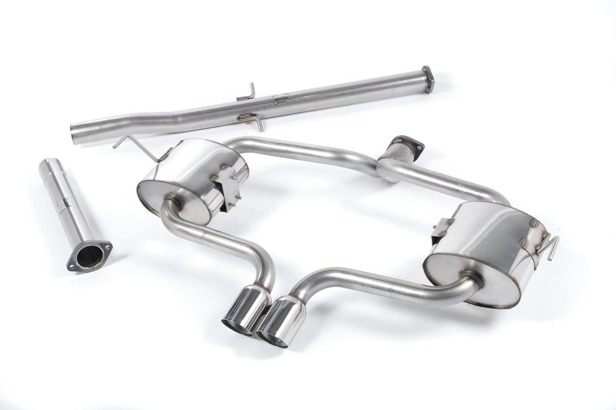Mini Cooper S R53 - Non-Resonated (Louder) Cat-Back Exhaust System with Polished Trims