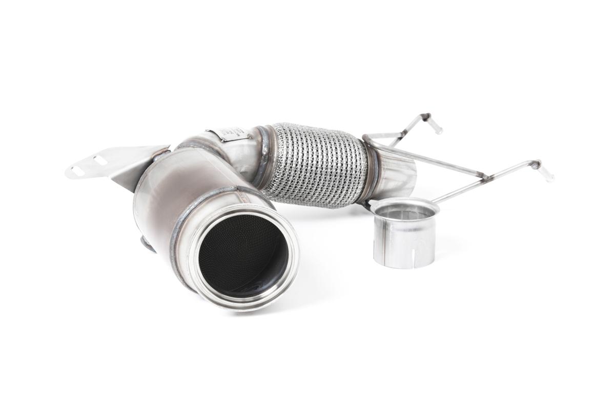 Mini Cooper S/JCW F55/F56 (LCI Only) - Large Bore Downpipe with Hi-Flow Sports Cat (For OE Systems) Mini Cooper S/JCW F55/F56 (LCI Only) - Large Bore Downpipe with Hi-Flow Sports Cat (For OE Systems)