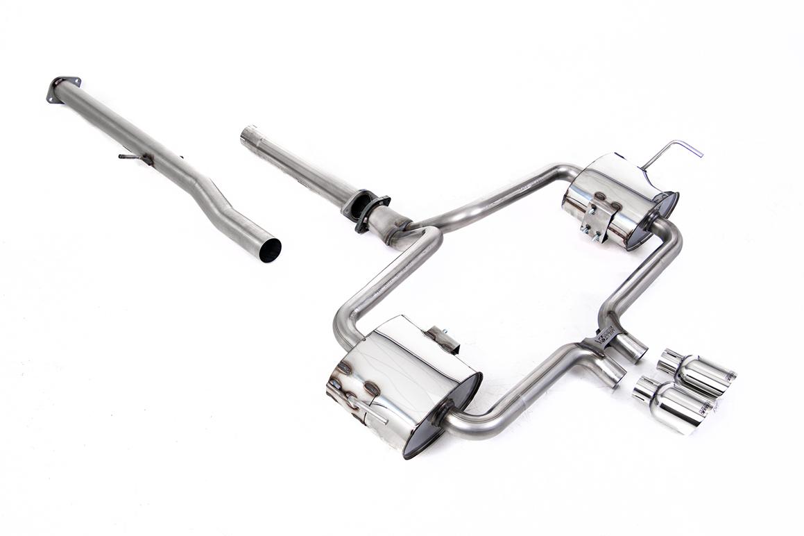 Mini Cooper S R53 - Non-resonated (louder) Cat Back Exhaust System with Polished Trims Mini Cooper S R53 - Non-resonated (louder) Cat Back Exhaust System with Polished Trims