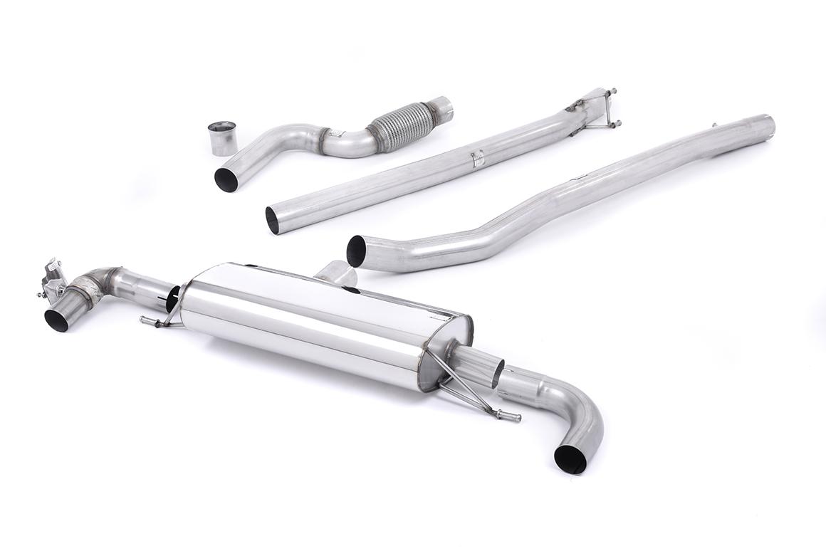 Mercedes A45 AMG W176 - Non-Resonated Cat-Back Exhaust System (Uses OE Trims)