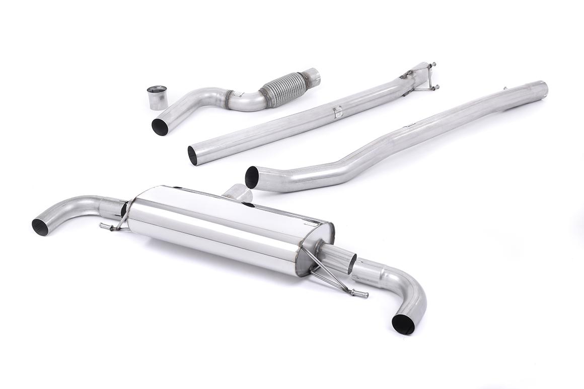 Mercedes A45 AMG W176 - Non-Valved & Non-Resonated Cat-Back Race Exhaust System (Uses OE Trims) Mercedes A45 AMG W176 - Non-Valved & Non-Resonated Cat-Back Race Exhaust System (Uses OE Trims)