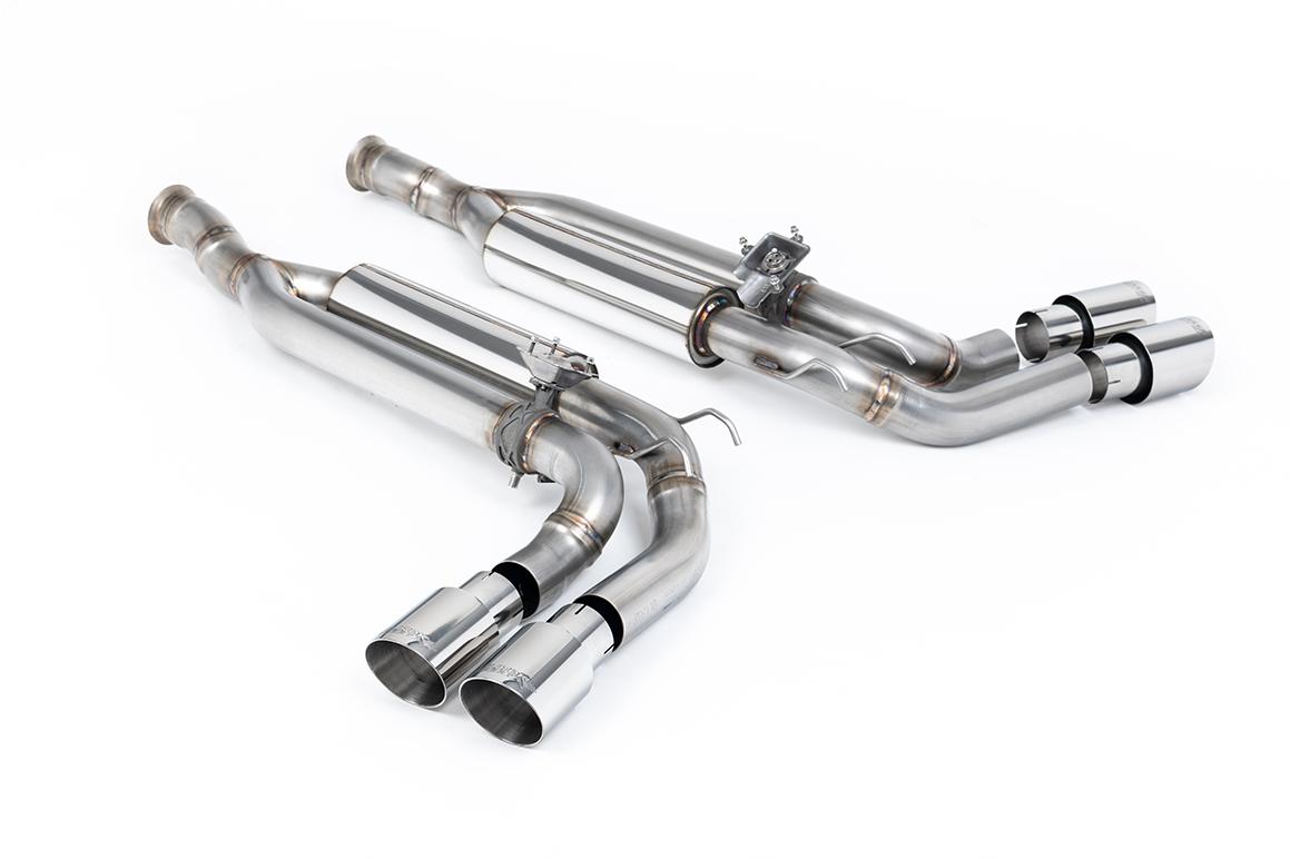Mercedes G63 W463 (UK/Euro GPF Models) - Cat-Back Exhaust System with Polished Trims Mercedes G63 W463 (UK/Euro GPF Models) - Cat-Back Exhaust System with Polished Trims