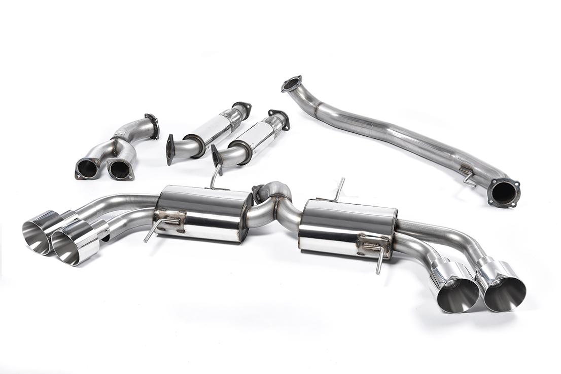 Nissan GT-R R35 - Primary Cat-Back 90MM Exhaust Systems with Polished Tips Nissan GT-R R35 - Primary Cat-Back 90MM Exhaust Systems with Polished Tips