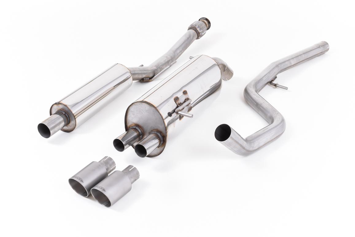 Peugeot 208 GTi - Resonated (Quieter) Cat-Back Exhaust System with Titanium Trims