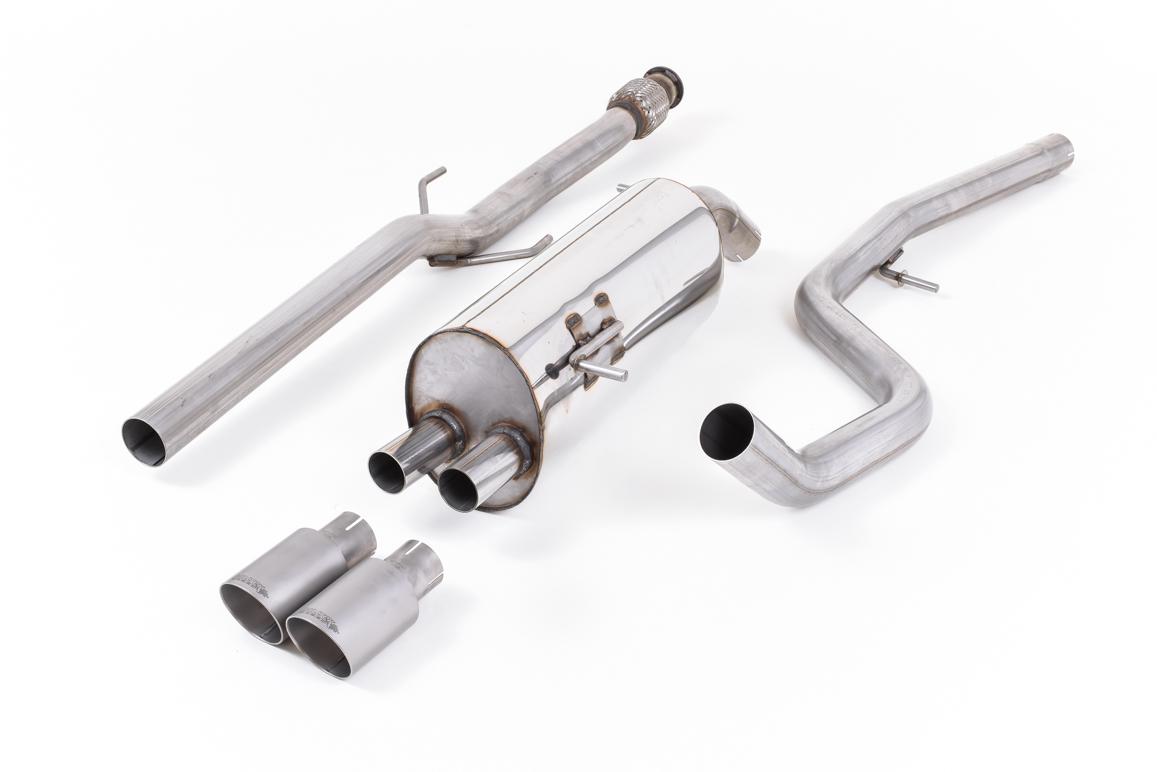 Peugeot 208 GTi - Non-Resonated (Louder) Cat-Back Exhaust System with Titanium Trims