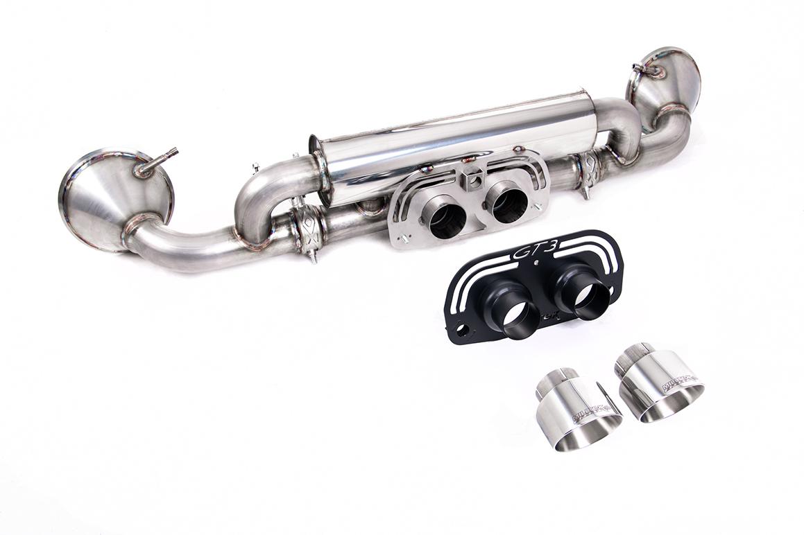 Porsche 992.1 & 992.2 GT3 - Rear Silencer(s) with GT-100 Polished Trims