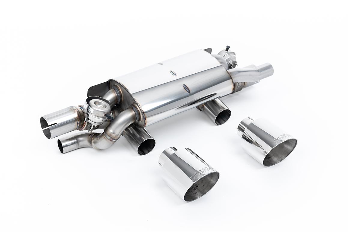 Porsche 991.2 3.0 T/S/GTS - Rear Silencer with Polished Tips