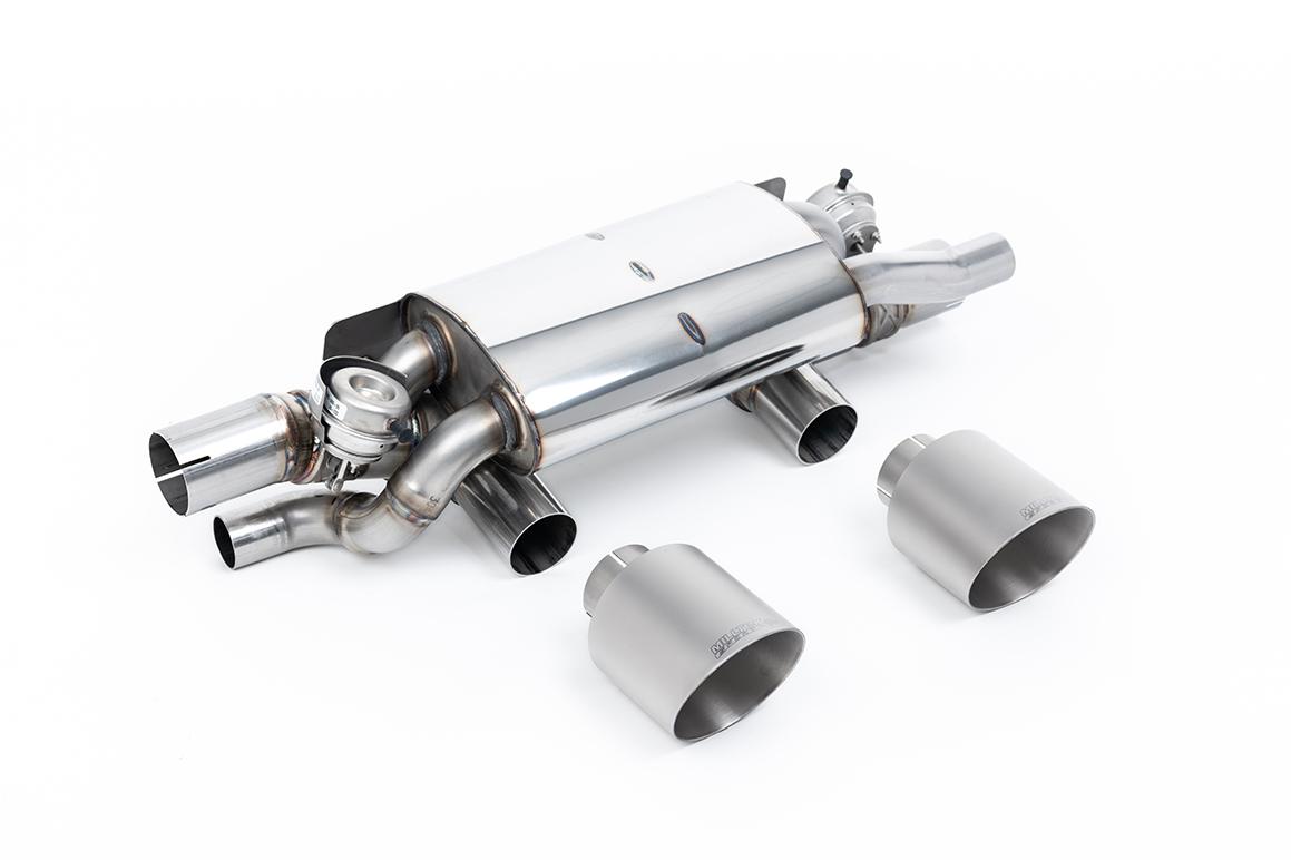 Porsche 991.2 3.0 T/S/GTS - Rear Silencer with Brushed Titanium Tips Porsche 991.2 3.0 T/S/GTS - Rear Silencer with Brushed Titanium Tips