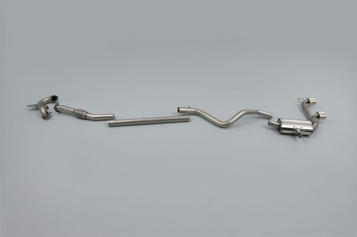 Renault Clio 197 2.0 16V - Turbo-Back Exhaust System with Catalyst Delete Renault Clio 197 2.0 16V - Turbo-Back Exhaust System with Catalyst Delete