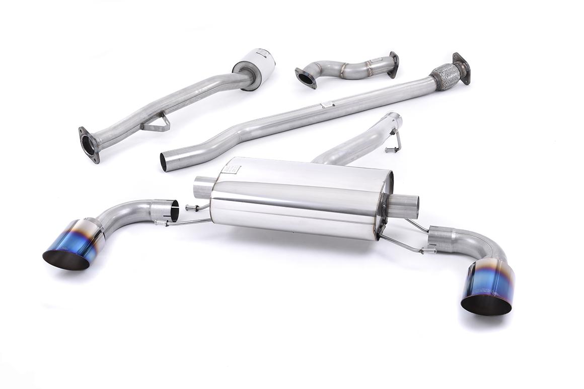 Toyota GT86/Subaru BRZ - Non-Resonated (Louder) Primary Cat-Back Exhaust System with Burnt Titanium Trims Toyota GT86/Subaru BRZ - Non-Resonated (Louder) Primary Cat-Back Exhaust System with Burnt Titanium Trims